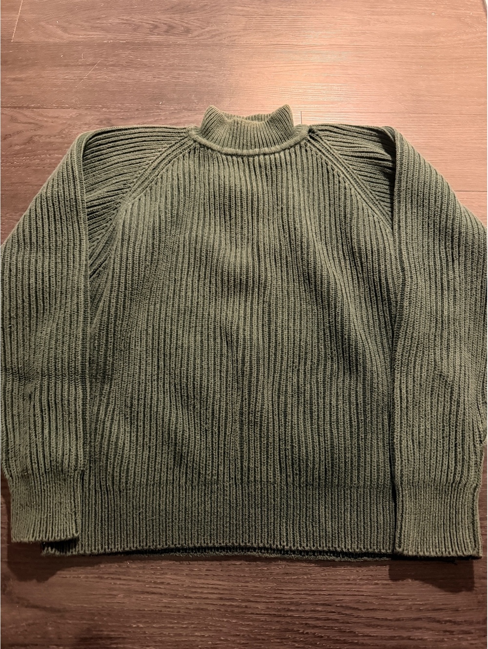 Vtg 80s Banana Republic Safari Travel Cotton Shaker Sweater M
